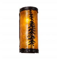 Meyda Tiffany 217915 - 5" Wide Tall Pines Wall Sconce