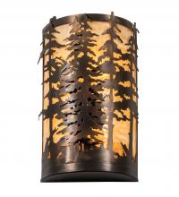 Meyda Tiffany 219377 - 12" Wide Tall Pines Wall Sconce