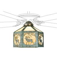 Meyda Tiffany 22340 - 13"W Lone Elk Fan Light Shade