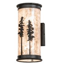 Meyda Tiffany 223663 - 6" Wide Tall Pines Wall Sconce