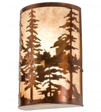 Meyda Tiffany 224711 - 12" Wide Tall Pines Wall Sconce