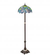 Meyda Tiffany 225024 - 62" High Tiffany Wisteria Floor Lamp