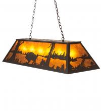 Meyda Tiffany 229016 - 48" Long Buffalo Oblong Pendant