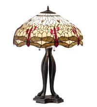 Meyda Tiffany 229133 - 30" High Tiffany Hanginghead Dragonfly Table Lamp