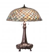 Meyda Tiffany 230462 - 31" High Tiffany Fishscale Table Lamp