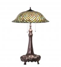 Meyda Tiffany 230465 - 31" High Tiffany Fishscale Table Lamp