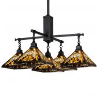 Meyda Tiffany 231691 - 36" Square Nuevo Mission 5 Light Chandelier