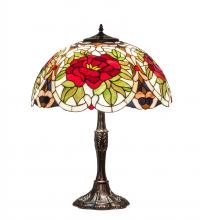 Meyda Tiffany 232798 - 26" High Renaissance Rose Table Lamp