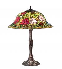 Meyda Tiffany 232799 - 26" High Tiffany Rosebush Table Lamp