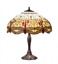 Meyda Tiffany 232803 - 26" High Tiffany Hanginghead Dragonfly Table Lamp