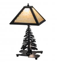 Meyda Tiffany 233592 - 22" High Tall Pines Table Lamp