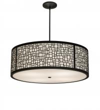Meyda Tiffany 233735 - 36" Wide Cilindro Deco Pendant