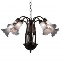 Meyda Tiffany 236535 - 26" Wide Tiffany Pond Lily 7 Light Chandelier