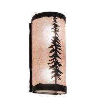 Meyda Tiffany 236746 - 5" Wide Tall Pines Wall Sconce