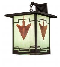 Meyda Tiffany 239207 - 14" Square Hyde Park Arrowhead Wall Sconce