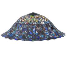 Meyda Tiffany 23950 - 24"W Tiffany Peacock Feather Shade