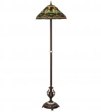 Meyda Tiffany 242832 - 71" High Tiffany Dragonfly Floor Lamp