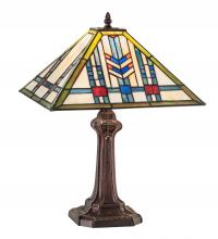 Meyda Tiffany 244281 - 18.5" High Prairie Wheat Table Lamp