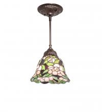 Meyda Tiffany 244861 - 8" Wide Begonia Mini Pendant