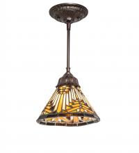 Meyda Tiffany 244862 - 8" Wide Nuevo Mission Mini Pendant