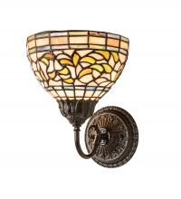 Meyda Tiffany 245439 - 8" Wide Tiffany Turning Leaf Wall Sconce