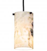 Meyda Tiffany 246274 - 5" Wide Cilindro Jadestone Mini Pendant