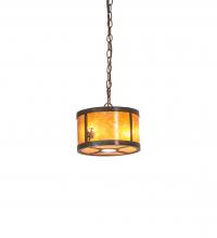 Meyda Tiffany 247785 - 10" Wide Fulton Winter Pine Pendant