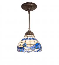 Meyda Tiffany 248600 - 7" Wide Baroque Mini Pendant