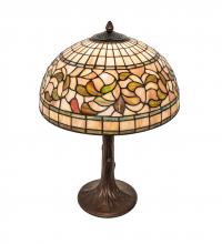 Meyda Tiffany 253821 - 23" High Tiffany Turning Leaf Table Lamp