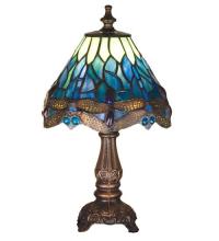 Meyda Tiffany 26597 - 11.5"H Tiffany Hanginghead Dragonfly Mini Lamp