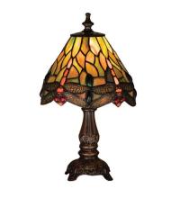 Meyda Tiffany 26613 - 11.5"H Tiffany Hanginghead Dragonfly Mini Lamp