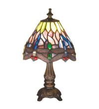 Meyda Tiffany 26615 - 11.5"H Tiffany Hanginghead Dragonfly Mini Lamp