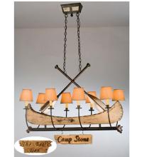 Meyda Tiffany 26977 - 48"L Personalized Canoe 8 LT Chandelier