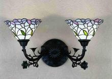 Meyda Tiffany 27391 - 12.5" Wide Daffodil Bell 2 Light Wall Sconce