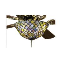 Meyda Tiffany 27451 - 12"W Fishscale Fan Light Fixture