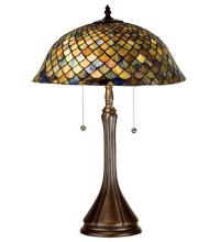 Meyda Tiffany 28369 - 23"H Tiffany Fishscale Table Lamp