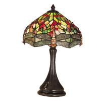 Meyda Tiffany 28460 - 18"H Tiffany Hanginghead Dragonfly Accent Lamp