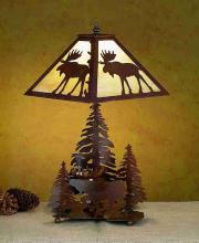 Meyda Tiffany 29575 - 21"H Lone Moose Table Lamp