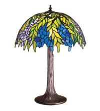 Meyda Tiffany 30541 - 23"H Tiffany Honey Locust Table Lamp