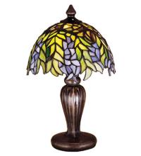 Meyda Tiffany 30590 - 13"H Tiffany Honey Locust Mini Lamp