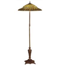 Meyda Tiffany 30994 - 65"H Tiffany Lotus Leaf Floor Lamp