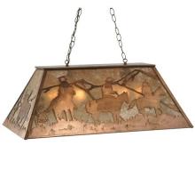 Meyda Tiffany 31362 - 33" Long Rustlers Oblong Pendant