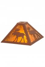 Meyda Tiffany 32513 - 12"Sq Lone Moose Shade