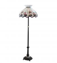 Meyda Tiffany 37715 - 62" High Roseborder Floor Lamp