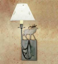 Meyda Tiffany 47762 - 8" Wide Lone Elk Wall Sconce