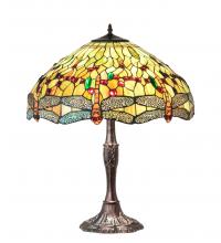 Meyda Tiffany 47960 - 26" High Tiffany Hanginghead Dragonfly Table Lamp