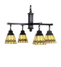 Meyda Tiffany 48033 - 26"W Martini Mission 4 LT Chandelier