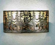 Meyda Tiffany 48082 - 24" Wide Tall Pines Wall Sconce