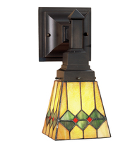 Meyda Tiffany 48189 - 5" Wide Martini Mission Wall Sconce