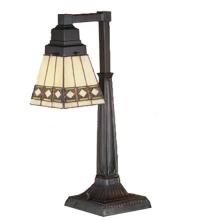 Meyda Tiffany 48213 - 20"H Diamond Band Mission Desk Lamp